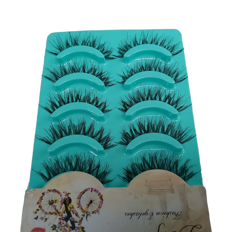 3D FAUX MINK EYELASHES 5 PAIRS – NATURAL