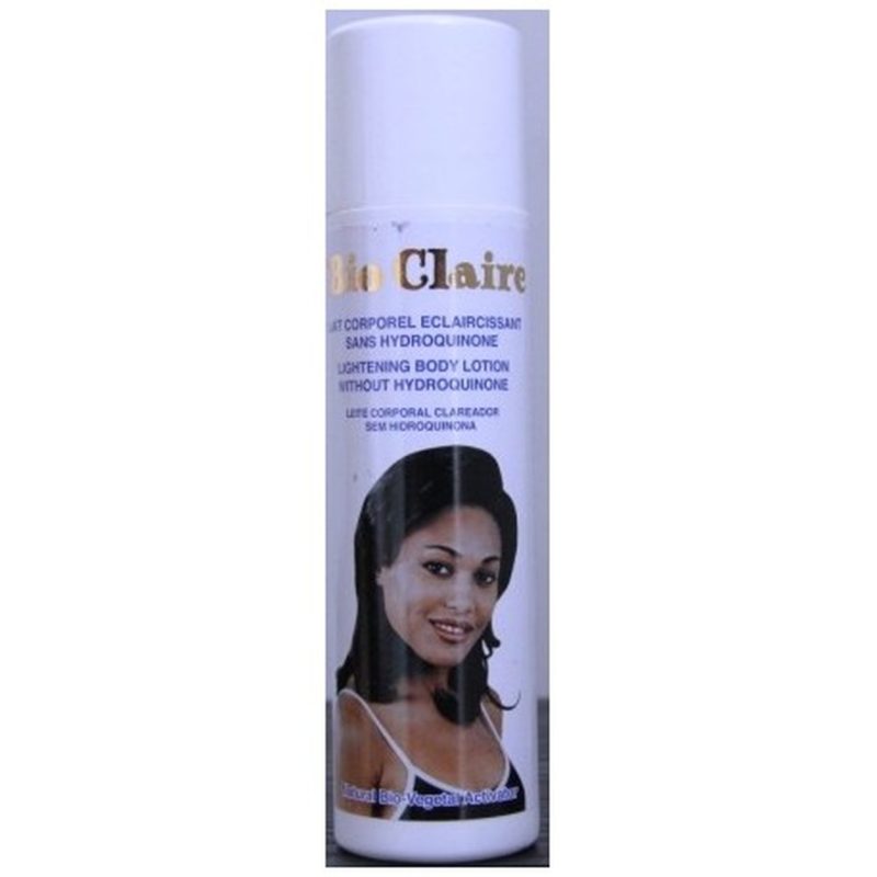 The lightening beauty lotion "Bio Claire" without hydroquinon sti...